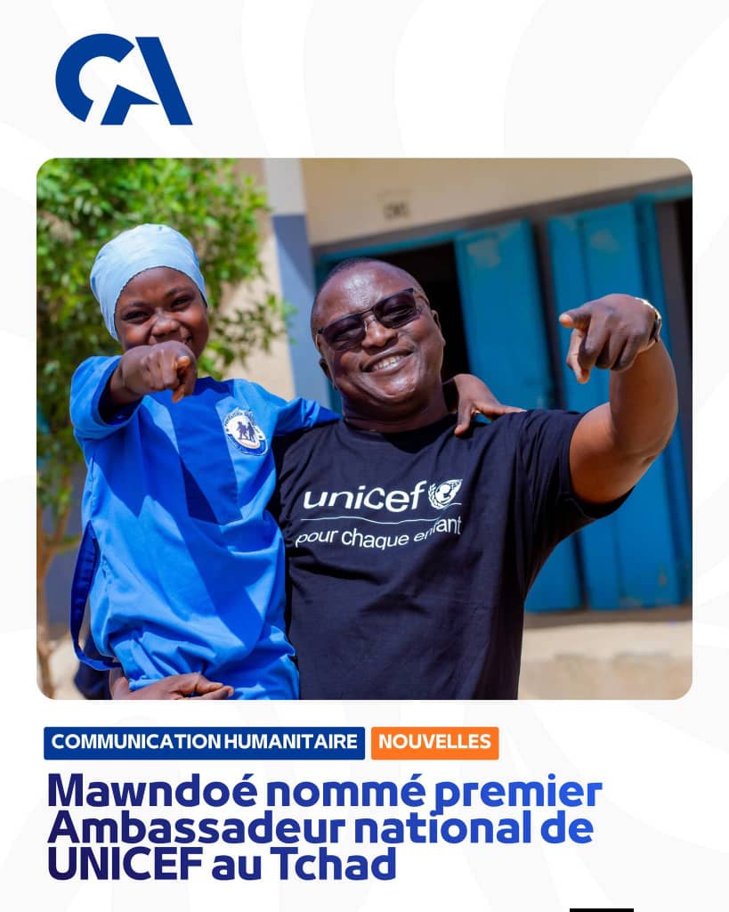 Mawndoé –  1er Ambassadeur Unicef du Tchad
